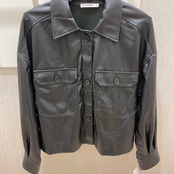 Leather Shacket - Picture 1 of 2